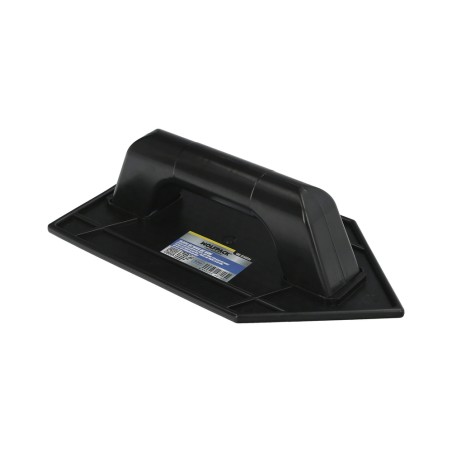 Talocha Plastico Punta Mango Redondo 26 x 14 cm. Negro Con Alveolos WOLFPACK LINEA PROFESIONAL