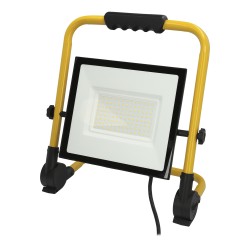 Foco Led Plano 100 Watt / 4000 K / IP 65 / 8000 lúmenes. Con Asa De Transporte. WOLFPACK LINEA PROFESIONAL