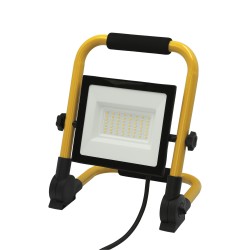 Foco Led Plano 50 Watt. Luz Blanca 4000º K IP 65 4000 Lumenes Con Asa de Transporte, Proyector Led Con Asa, Foco Led Trabajo WO