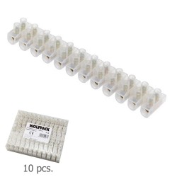 Regleta Ficha Empalme 30 Amperios / Seccion 16 mm. Envase de 10 Regletas de 12 Fichas Cada Una. WOLFPACK LINEA PROFESIONAL