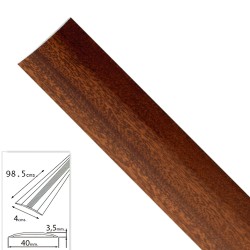 Tapajuntas Adhesivo Para Moquetas Metal Sapelli 98,5 cm. WOLFPACK LINEA PROFESIONAL
