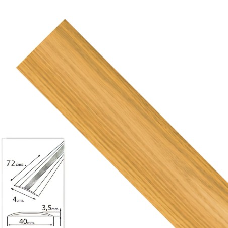 Tapajuntas Adhesivo Para Moquetas Metal Roble 82,0 cm. WOLFPACK LINEA PROFESIONAL
