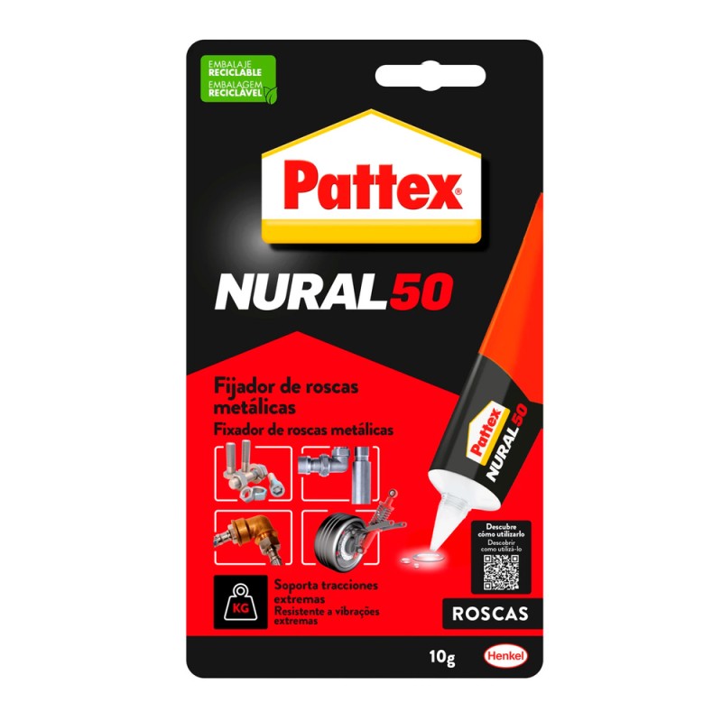 Nural 50 Anaeróbico (1 Tubo 10 gramos) PATTEX