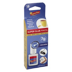 Pegamento Cianoacrilato 7 Gramos Con Pincel Superglue WOLFPACK LINEA PROFESIONAL