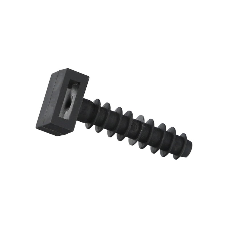 Taco Fijación Brida Nylon Negro 8 mm. (Bolsa 100 Unidades) WOLFPACK LINEA PROFESIONAL
