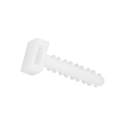 Taco Fijación Brida Nylon Blanco 8 mm. (Bolsa 100 Unidades) WOLFPACK LINEA PROFESIONAL