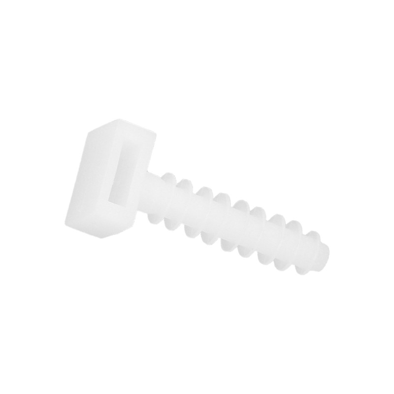 Taco Fijación Brida Nylon Blanco 8 mm. (Bolsa 100 Unidades) WOLFPACK LINEA PROFESIONAL