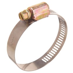 Abrazadera Sin Fin Acero Inoxidable Ancho 9 mm. - Ø 20 / 32 mm. Abrazadera Metalica de Tornillo, Abrazadera Sin Fin PAPILLON
