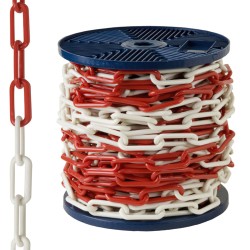 Cadena Plastico Bicolor 6 mm. Rollo 25 metros WOLFPACK LINEA PROFESIONAL