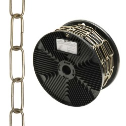 Cadena Decorativa Lisa Cuero 3,4x43 mm. Rollo 20 metros WOLFPACK LINEA PROFESIONAL