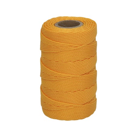 Cuerda Trencilla Polipropileno Amarillo (Bobina 100 Metros) WOLFPACK LINEA PROFESIONAL