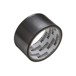 Cinta Adhesiva Aluminio Negra 48 mm. x 10 m. 66 micras WOLFPACK LINEA PROFESIONAL