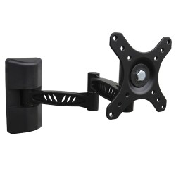 Soporte Tv Metalizado Articulado Negro 12 a 30 " Maximo 30 Kg. MAURER