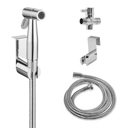 Ducha Bidet WC Con Válvula Cerámica H 1/2" M 1/2" M 1/2" WOLFPACK LINEA PROFESIONAL