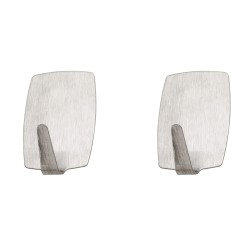 Colgador Oryx Inoxidable Grande (Blister 2 Unidades) Adhesivo ORYX