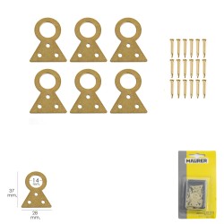Cuelga Cuadros Fijo Nº2 (Blister 6 piezas) MAURER