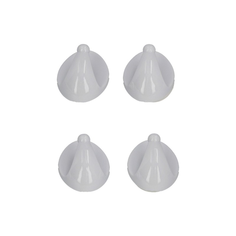 Colgador Oryx Blanco Pequeño (Blister 4 Unidades ) Adhesivo ORYX