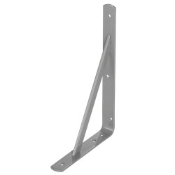 Palomilla Wolfpack Con Refuerzo Gris 300x200 mm. WOLFPACK LINEA PROFESIONAL