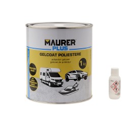 Gel Coat Poliester 1kg. Blanco. Pintura Poliester Para Fibra De Vidrio / Resina. MAURER