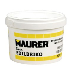Edil Masilla Plastica Blanca Maurer (Tarrrina 1,0 kilo) MAURER