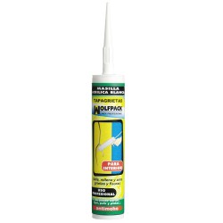 Masilla Acrilica Gris 280 cm³. WOLFPACK LINEA PROFESIONAL