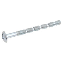Tornillo Multicorte Para Tiradores M4x45 mm. (Caja 100 unidades). Zincado. Cortable a 20 / 25 / 30 / 35 / 40 mm. WOLFPACK LINEA