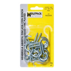 Hembrilla Abierta 3,0 / 18 x 50 mm. (30 Piezas) WOLFPACK LINEA PROFESIONAL