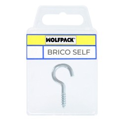 Hembrilla Abierta Zincada 20x70 mm. 8unidades WOLFPACK LINEA PROFESIONAL