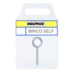 Hembrilla Cerrada Zincada 19x60 mm. 10 unidades WOLFPACK LINEA PROFESIONAL