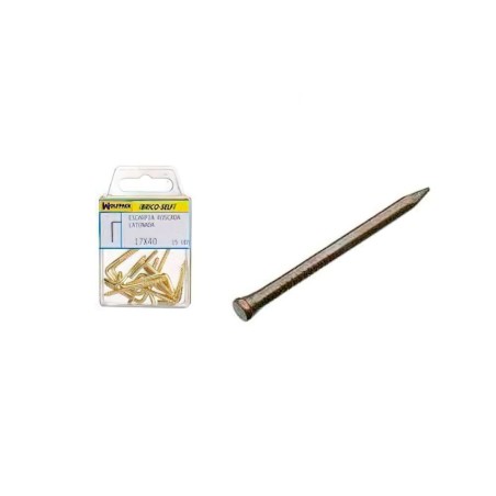 Punta Acero Cónica Cobre 1,50x25 mm. 70 unidades WOLFPACK LINEA PROFESIONAL