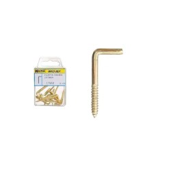Alcayatas Rosca Latonada 18x50 mm. Brico Self 10 unidades WOLFPACK LINEA PROFESIONAL
