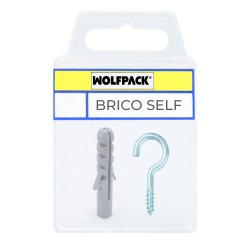 Taco Nº 4 Con Hembrillas Abiertas 17x40 mm. 10 unidades WOLFPACK LINEA PROFESIONAL