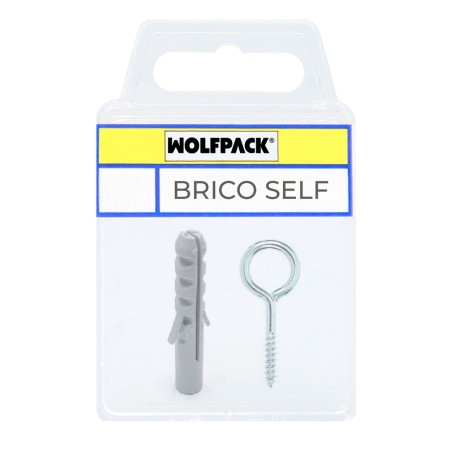 Taco Nº 6 Con Hembrillas Cerradas 19x60 mm. 7 unidades WOLFPACK LINEA PROFESIONAL