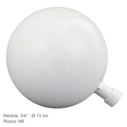 Boya Plastico 3/4" x 13 Ø cm. Rosca M6 WOLFPACK LINEA PROFESIONAL
