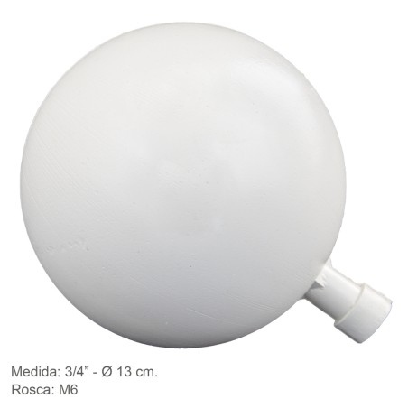Boya Plastico 3/4" x 13 Ø cm. Rosca M6 WOLFPACK LINEA PROFESIONAL