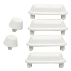 Kit Topes Asiento Wc Maurer WOLFPACK LINEA PROFESIONAL