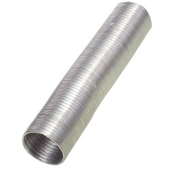 Tubo Aluminio Compacto Gris Ø 100 mm. / 5 metros WOLFPACK LINEA PROFESIONAL
