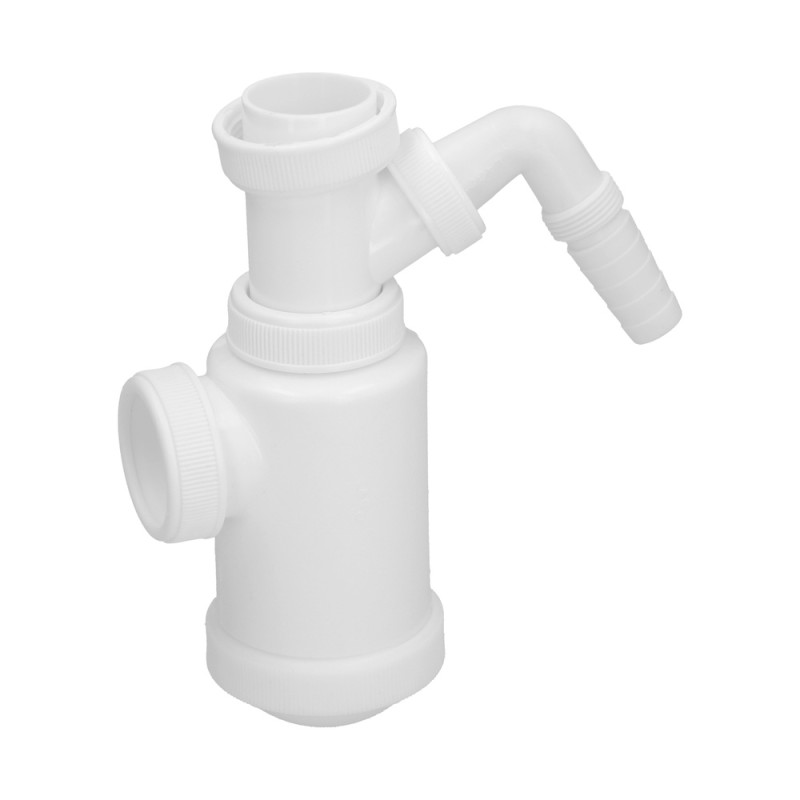 Sifon Botella Extensible T-4-T 1 1/2 Toma Lavadora ABRISA