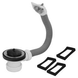 Valvula Fregadero Ø70 mm. 1 1/2" Con Rebosadero ABRISA