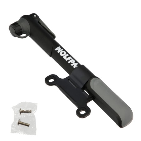 Bomba Para Bicicletas, Inflador Para Bicicleta, Bomba Patinete. Valvulas Schrader, Dunlop y Presta 8 Bares, Con soporte Bici WO