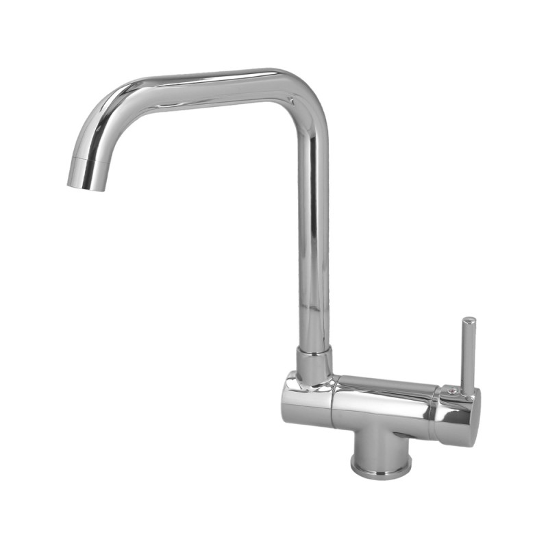 MonomandoFregadero Caño Alto Abatible. Grifo 360º. Chorro Aireado, Grifo Cocina, Grifo Alto, Grifo Fregadero ORYX
