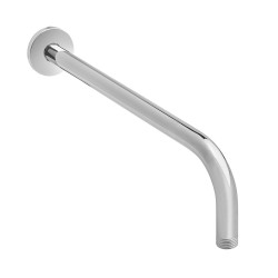 Brazo Ducha Laton 1/2" x 37+7 cm. Angulo recto. WOLFPACK LINEA PROFESIONAL