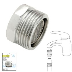 Atomizador Adaptador Saturnia Hembra M22 x 3/4" SATURNIA