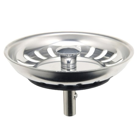 Tapon Valvula Cesta Para Fregadero, Inoxidable T-93bm-115 1 1/2 WOLFPACK LINEA PROFESIONAL