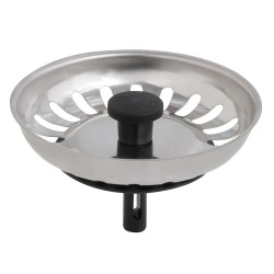 Tapon Valvula Cesta Para Fregadero, Inoxidable T-93bp-115 1 1/2 WOLFPACK LINEA PROFESIONAL