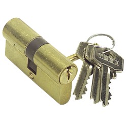 Cilindro Tesa 5030 /35x35 Latonado Leva larga TESA