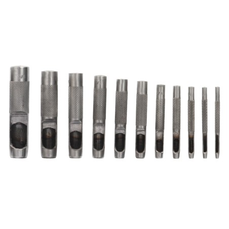 Juego Sacabocados Golpe 12 Piezas 3 a 19 mm WOLFPACK LINEA PROFESIONAL