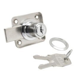 Cerradura Mueble Para Armario 362/20 mm. Cromada WOLFPACK LINEA PROFESIONAL