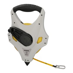 Cinta Metrica Fibra de Vidrio 50 Metros Sistema 3x Velocidad Recogida WOLFPACK LINEA PROFESIONAL