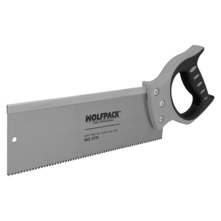 Serrucho Costilla Bimaterial 300 mm / 12" Sierra Carpintero, Serrucho Carpinteria, Sierra Costilla, Sierra Madera, Plastico, et